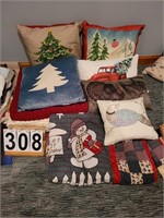 Holiday Pillows ~ Pillow Covers ~ Holiday Throw