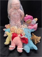 Cabbage Patch and other dolls
