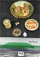 Lot of Misc Pins & Tins as shown