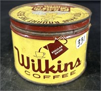 Antique Wilkins Coffee Tin