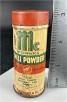 Antique McCormick Chili Powder Tin