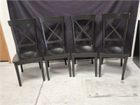 4 Black Chairs 
38.5×17.5×19