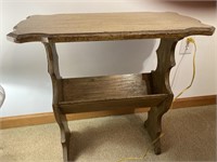 Solid Wood Handmade End Table - Pick up only