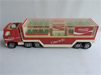 Coca-Cola Buddy L Truck with Display Trailer, 14"L