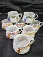 Soup Recipe Mugs - Two sets of 4