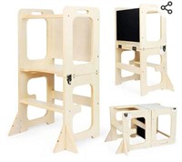 $110 Asweets Toddler Tower, 4-in-1 Standing Tower