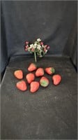 Ceramic Strawberries