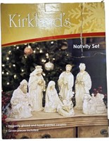 Kirkland’s Glazed Ceramic Nativity