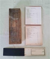 Vtg Backed Practice Cards/Routs and Misc