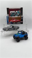 4-Maisto Die Cast -Jeep-Mustang -Truck -Motorcycle