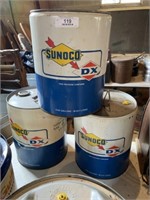 3 Sunoco Cans