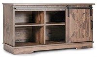 Retail$250 Sliding Door TV Stand Storage Cabinet