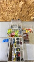 Fishing lot : sinkers, hooks, blades and more