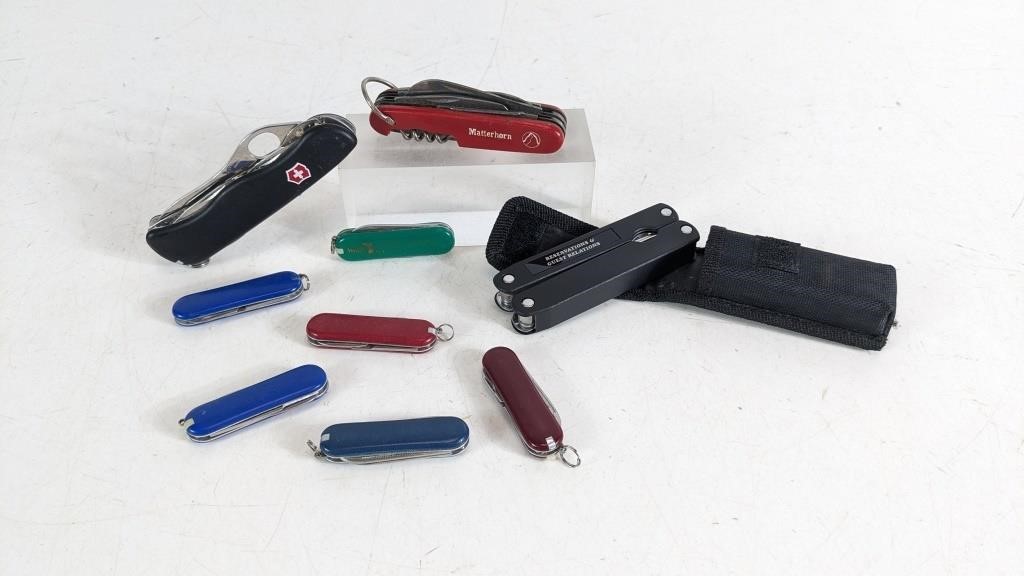 (1) Swiss Army Knives Collection