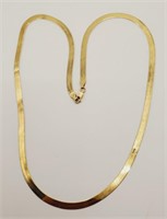(R) 14kt Yellow Gold Serpentine Necklace (has