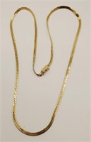 (II) 14kt Yellow Gold Necklace (20" long) (8.6