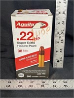 Aquila .22 Hollow Point 38 Grains - 400 rounds