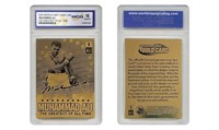 Muhammad Ali 2009 Laser Line Gold Card