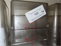 (5) CAMBRO 4 QT CONTAINERS W/ LIDS