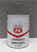 PACIFIC 66 LUBRICANT PAIL