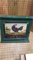 Wooden hen box