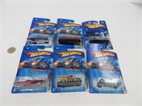 6 voitures hot wheels die cast