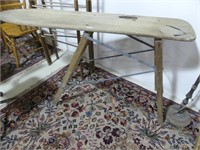 ANTIQUE WOODEN IRONING BOARD