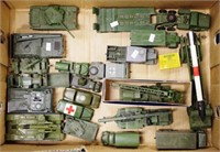 A collection of Dinky diecast army vehicles