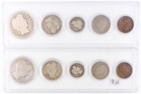 Coin 2 Year Sets Half Thru Cent 1907 & 1908