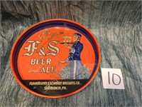 F&S BEER SERVING TRAY