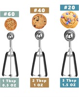 Kitchen Buddy Cookie Scoops set of 3