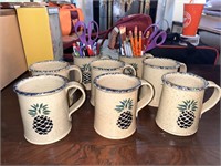 Set of Eight (8) Coffee Mugs - Three Rivers