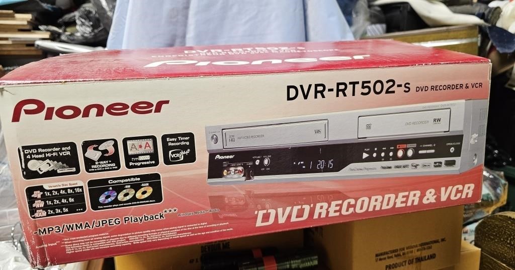 Pioneer DVR-RT502-s recorder and screen not tested