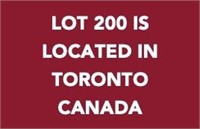 The Next Lot (LOT 200) is Located in Canada