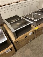 33" Double-Bowl Stainless Sink w/ Faucet