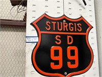 Metal Sturgis Sign