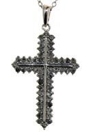 Brilliant 1/2 ct Diamond Cross Necklace