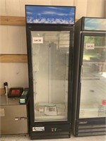 Avantco commercial glass front refrigerator,