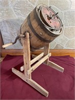 Antique Butter Churn on Stand