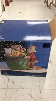 Santa bag cookie jar