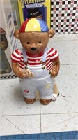 Teddy bear cookie jar in box