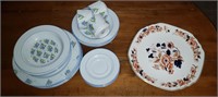 Prelude Blue & White Dishes, Old Derby Plate