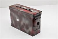 Metal Hand Painted Ammo Box