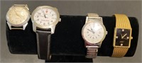 Men’s Wristwatches Inc. Xavier Gold Toned Watch,