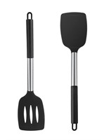 2 Pack Ailsoes Silicone Spatulas Turners,