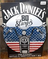 Jack Daniel's 80th Sturgis Metal Sign, 15" x 20"