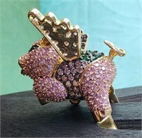 Noir jewelry pig ring