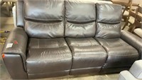 3 SEATER RECLINER SOFA. (SMALL SCRATCH ON ARM)