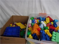 Large Lot of Legos & Duplo Blocks