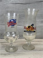 COLLECTIBLE HURRICANE GLASSES HARD ROCK PLANET HL